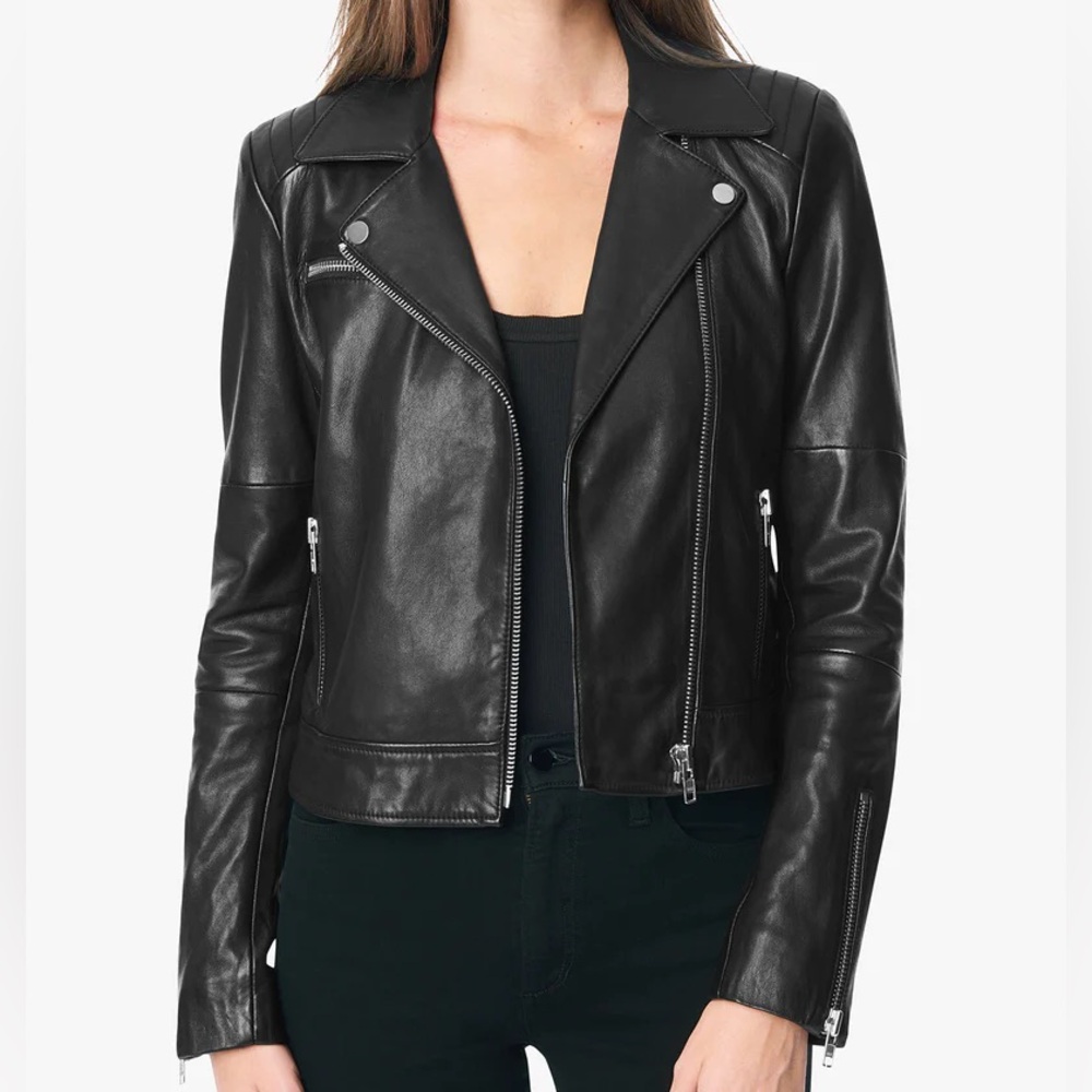 Joe’s Jeans Dylan Leather Moto Jacket